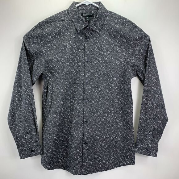 INC International Concepts Mens Nolan Slim Fit Printed Dress Shirt 15 - 15 1/2 M - Picture 1 of 5